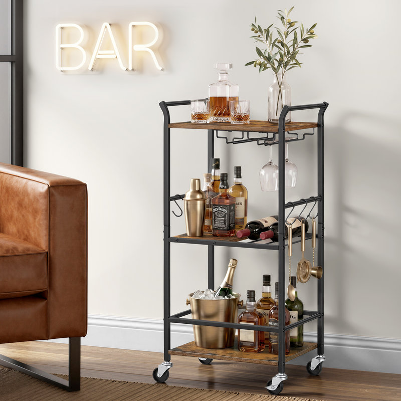 Steel Bar Cart