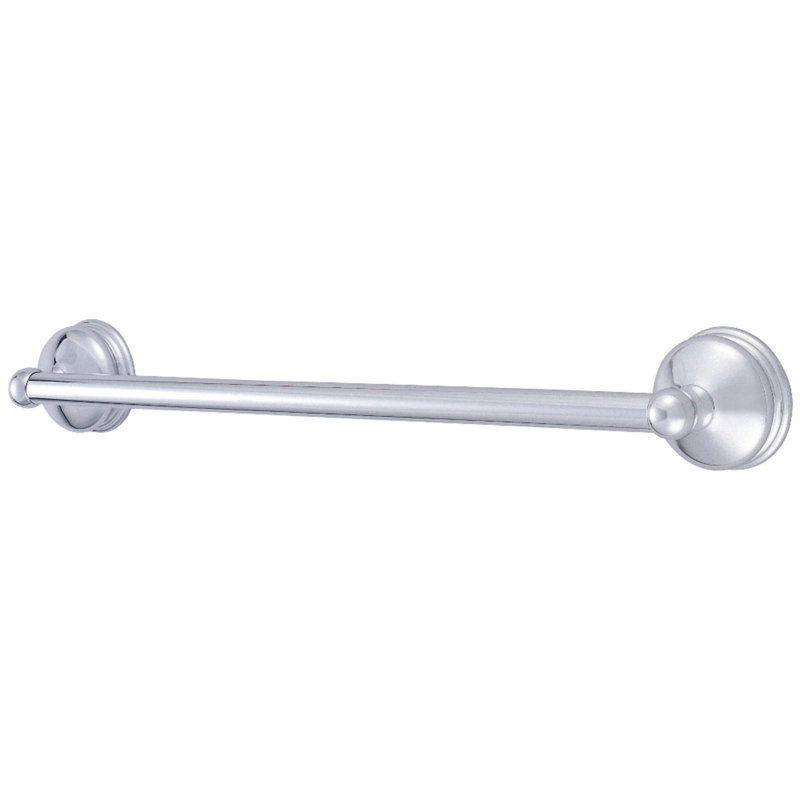 Vintage St. Louis Towel Bar, Polished Chrome, 24"