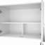 Ensemble d'armoires de cuisine en bois manufacturé moderne Alabama avec base d'évier et armoire murale, blanc-137605714