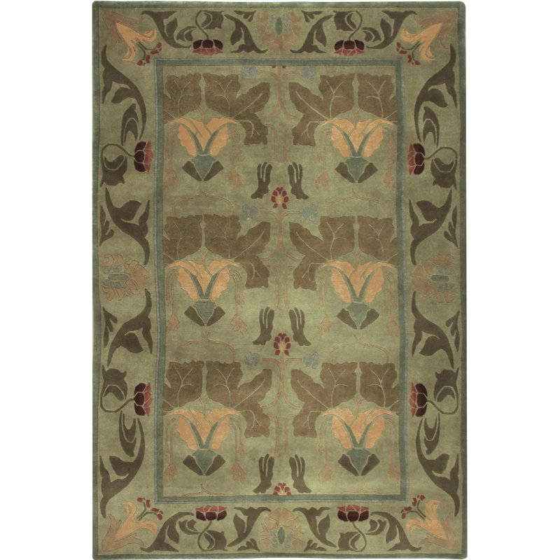 Morris Lily Rug, Rectangle 8' x 10'