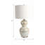 Lampe de table 27 "en céramique Luticia