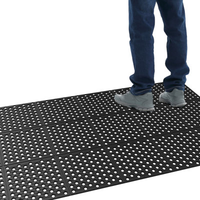 Kitchen Industrial Multi-Functional Anti-Fatigue Drainage Rubber Non-Slip Mat