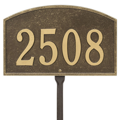 Legacy 1-Line Lawn Address Sign