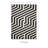 Kivett Modern Ivory and Black Indoor Outdoor Machine Washable Area Rug-1609300583