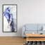 Blue Elephant Print On Canvas-98694195