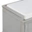 Banc de rangement avec 2 tiroirs et 2 armoires