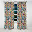 Tribal Frivolity Boho Motif V - Rideau Boho - Rideau abstrait occultant - 1 panneaux-107555687