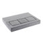 Canapé modulaire convertible 3 pieds avec repose-pieds Ebern Designs-79312825