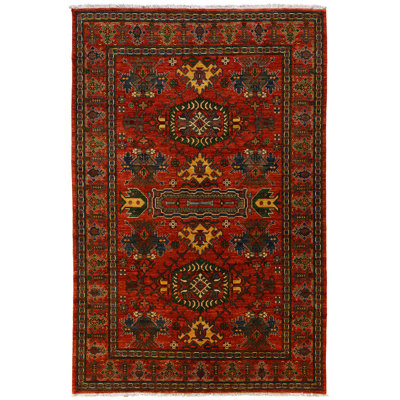 Geometric Cardinal Super Kazak 6'8" x 10'4"