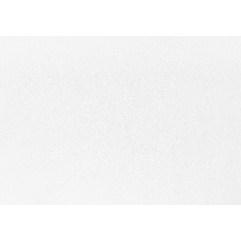 Lit, tête de lit seulement, taille simple, chambre à coucher, revêtement, aspect cuir blanc, transitionnel, Lit simple, Blanc