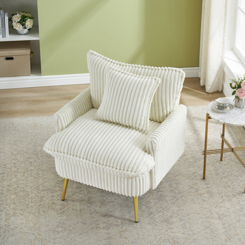 Canapé simple 30,31 pouces adapté au salon, Beige