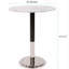 Table bistro en marbre blanc Micca Club