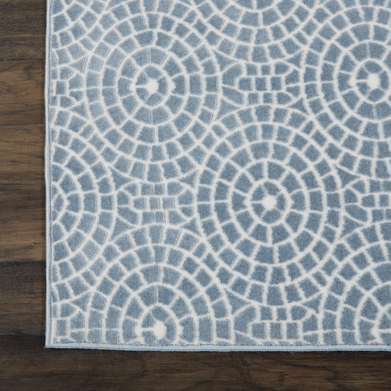 Geometric Indoor Rug, Rectangle 4' x 6'