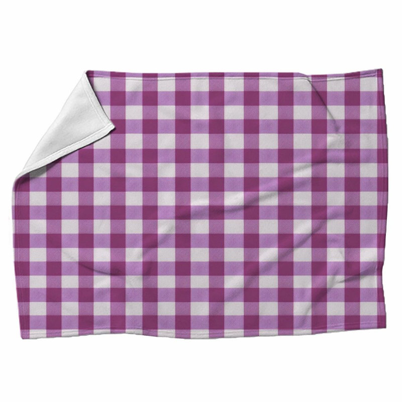 Machine Printed Throw Blanket