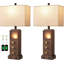 Lampe de table en bois Katsuya