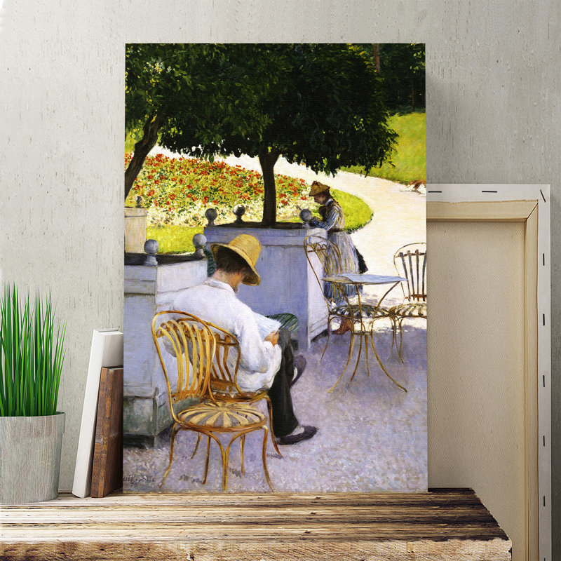 Gustave Caillebotte - Wrapped Canvas Painting, 60cm H x 40cm W