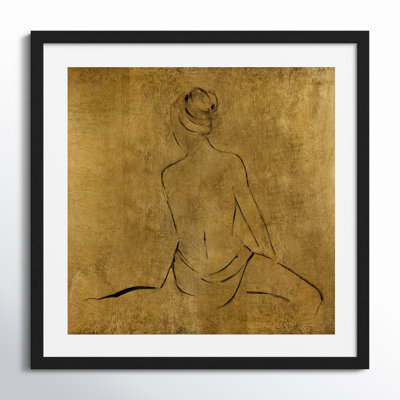 Maia Golden Bather II by Sally Swatland - Painting Print