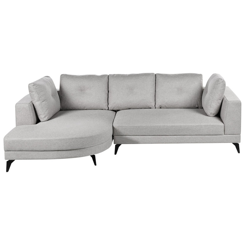 Bernardin 3 Seater Sofa & Chaise, Right Hand Facing, Grey