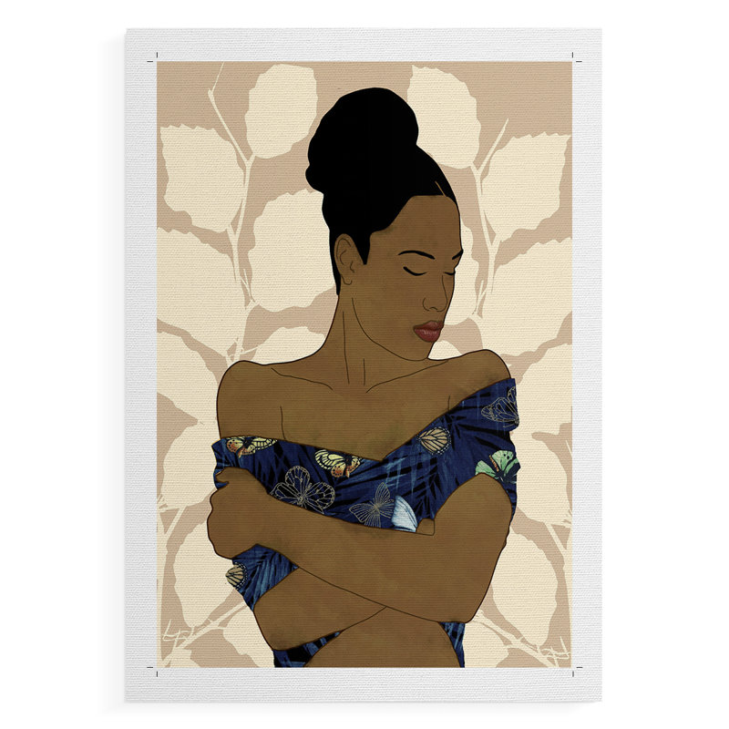 Ethnique beauté II - Impression sur toile seulement - non encadrée, H 18 po x l 12 po