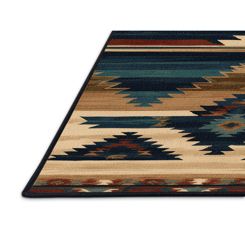  Tapis lavable Mesa and Butte Southwestern, Rectangulaire 2 pi x 3 pi