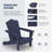 Teo Foldable Outdoor Adirondack Chair-1347678869