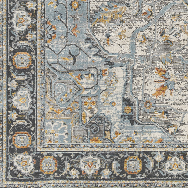 Oriental Indoor Rug, Round 6'7"