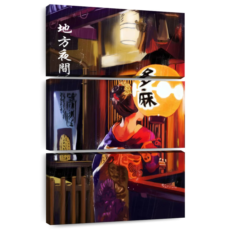 Leisha Gion Nights, 38" H x 24" W