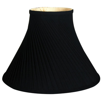 Abat-jour cloche en soie / shantung (araignée)