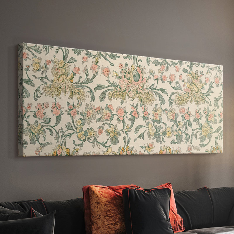 Série abstraite - XLIV - Toile tendue avec châssis - Prêt à accrocher, H 16 po x l 40 po