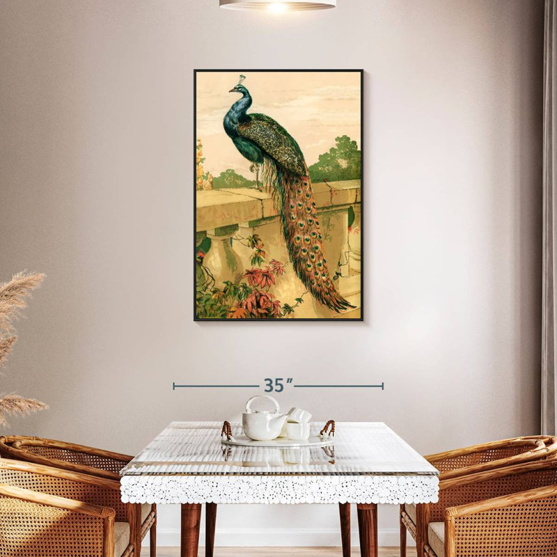 Poulets et volailles, Cadre flottant noir, 29 po x 43 po