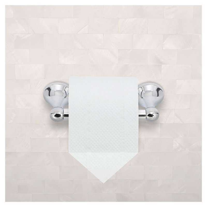 Ensemble d'accessoires de salle de bain 4 pièces avec barre à serviettes 24 po Vista, Chrome