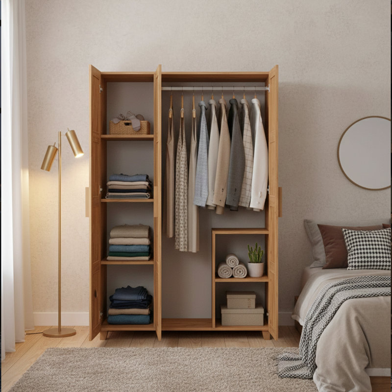 Armoire autoportante avec bandes de bordure