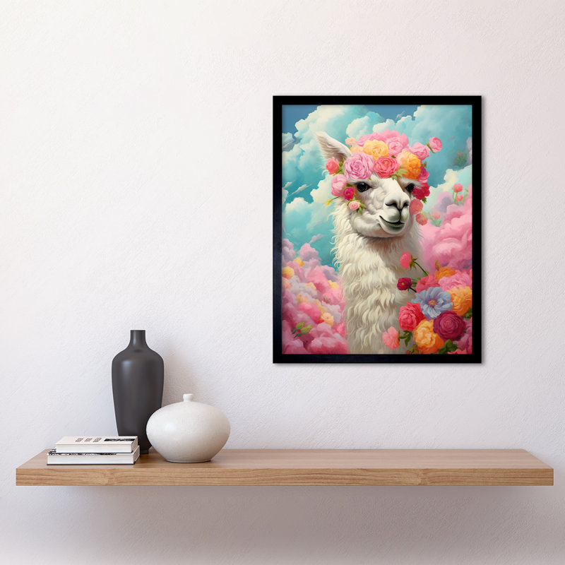 Head In The Clouds Conceptual - Single Picture Frame Print