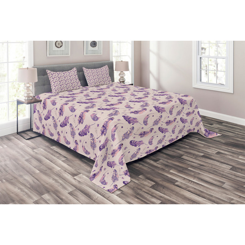 Rustic Coverlet, King Bedspread + 2 Shams