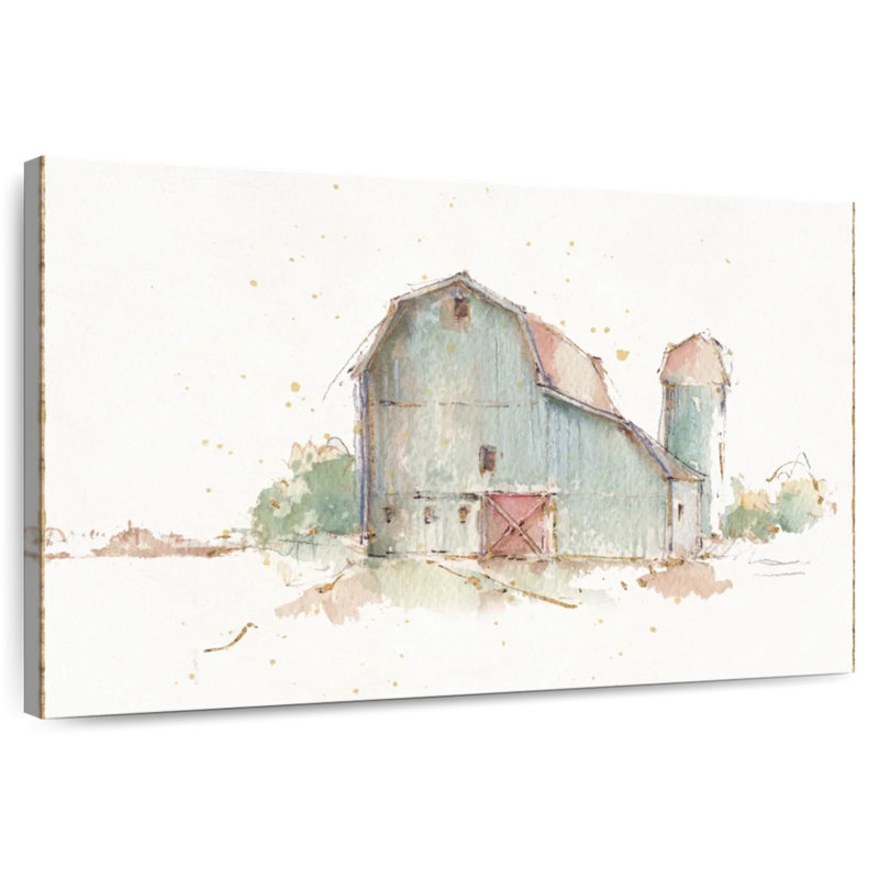 Lilie Farm Friends I Barn, 8" H x 12" W