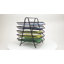 Ensemble de rangement pour documents et dossiers Mind Reader, organisateur de bureau, rangement, bureau, maille métallique, noir