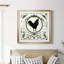 Berkshire Rooster - cadre photo, impression-815782063-815782048