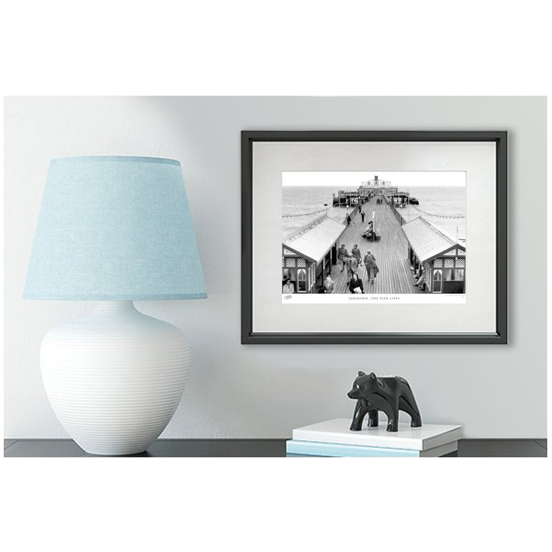 Sandown, The Pier C1955 - Single Picture Frame Print, 45cm H x 60cm W x 2.3cm D