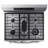 Samsung 6.0 cu. ft. Smart Freestanding Gas Range with Flex Duo & Air Fry-64356398