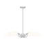 Lustre 6 lumières breton en nickel brossé-123223124