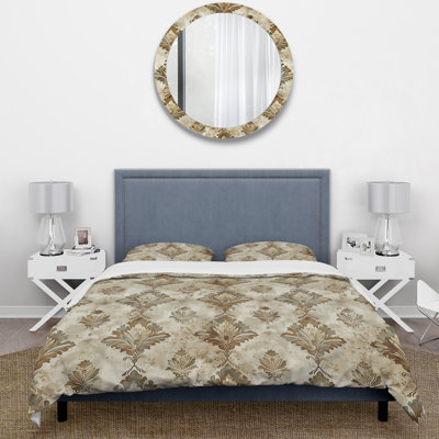 Ensemble de housse de couette Brown Rustic Elegant Charm