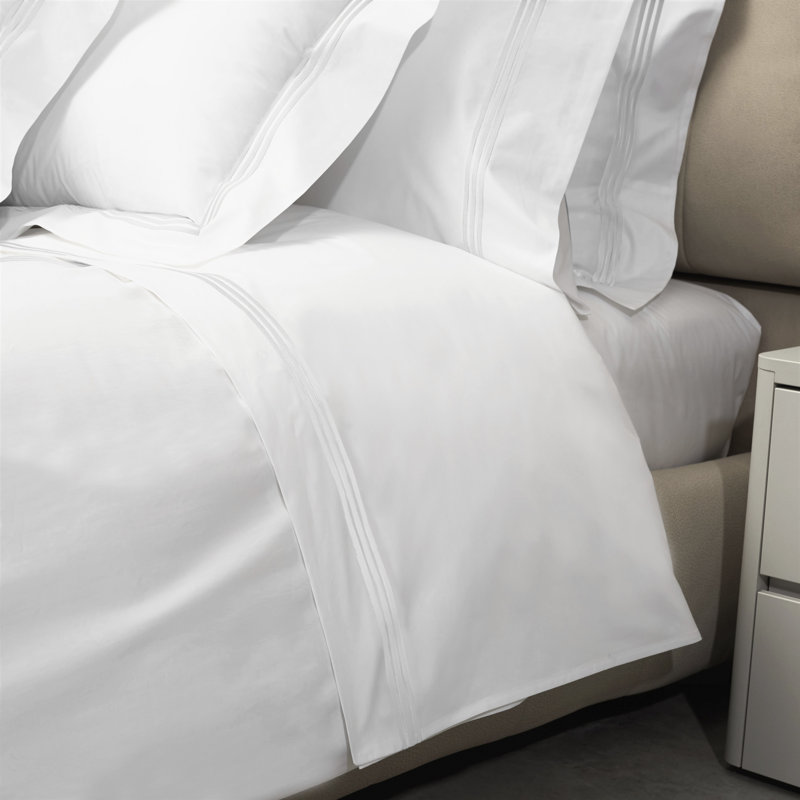 Platinum Sham, White, King Sham