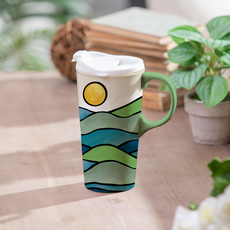 Landscape Gesture Perfect Cup, 17oz, Gift Box