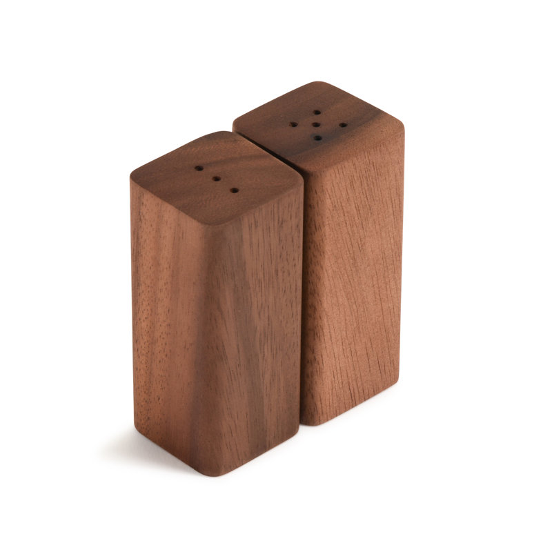 Salière et poivrière avec base