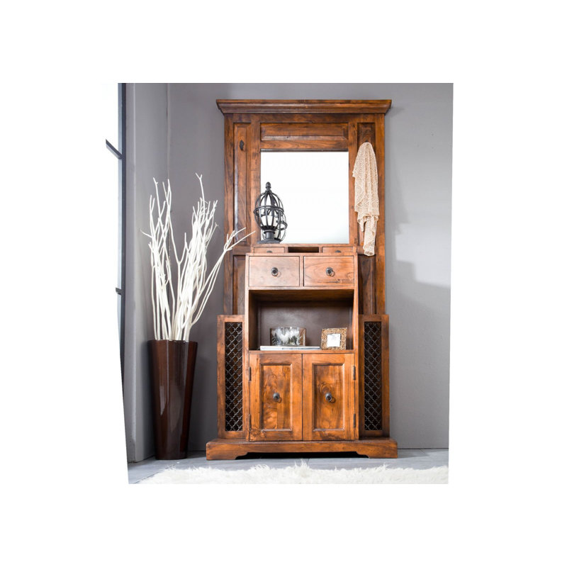 Oxford Hall Tree 97cm Wide, Honey