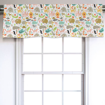Sateen Ruffled Window Valance