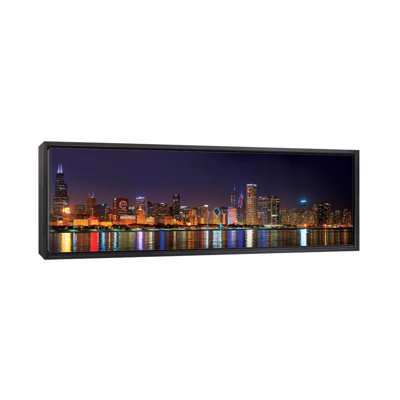 " Chicago Cubs Pride Lighting Across Downtown Skyline I, Chicago, Illinois "