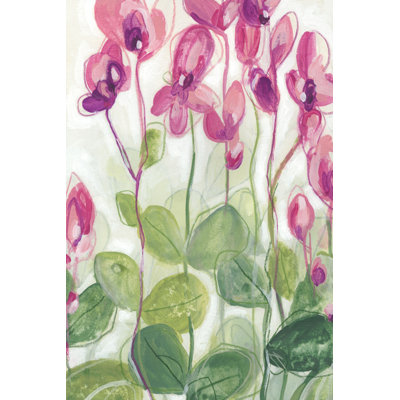 Cyclamen Fantasia II by June Erica Vess - Painting