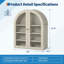 61mm W 70mm H Medicine Cabinet Mirror-790803635