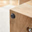 Table basse moderne simple en bois aggloméré à texture de bois clair - modèle pratique de 43,3 po x 21,6 po x 17,2 po, ce qui en fait un ajout idéal à tout salon ou appartement. W1151P295247